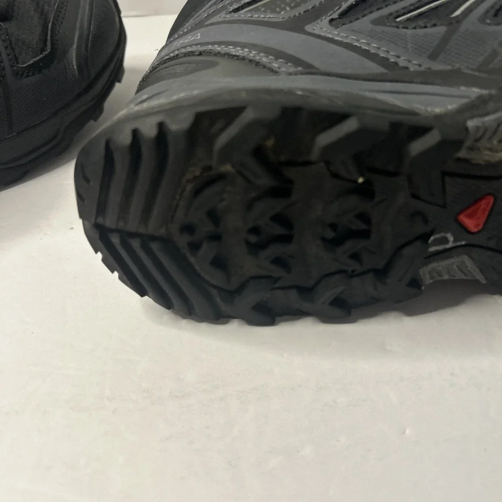Salomon X Ultra Mid 2 Ortholite Contagrip  Gore-Tex Boots Black Mens US 8.5
